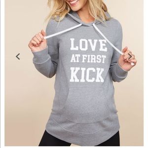 Maternity Hooded Sweatshirt